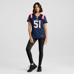 Jack Gibbens New England Patriots Women's Team Game Jersey - Navy - Nike