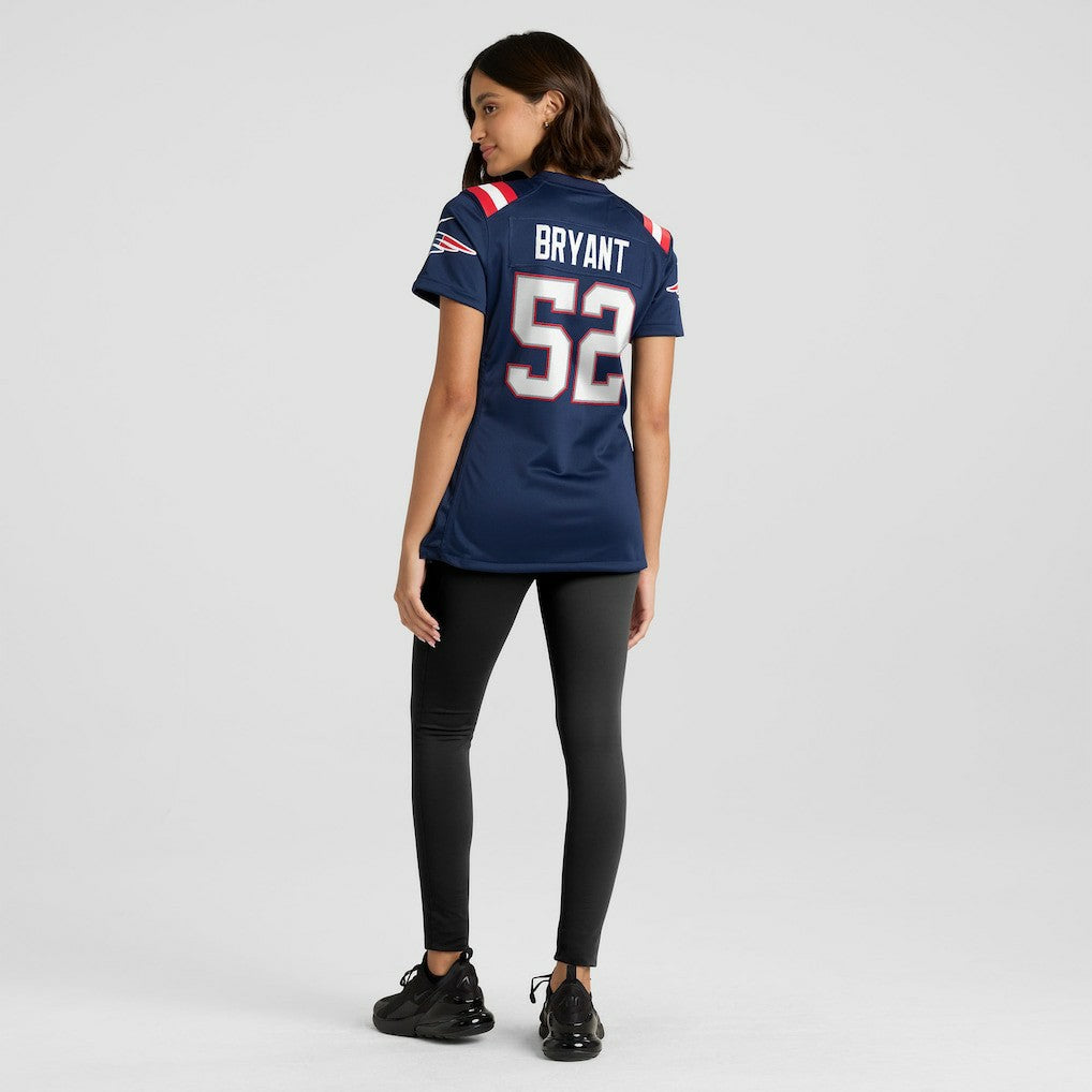 Marcus Bryant New England Patriots Women's Team Game Jersey - Navy - Nike