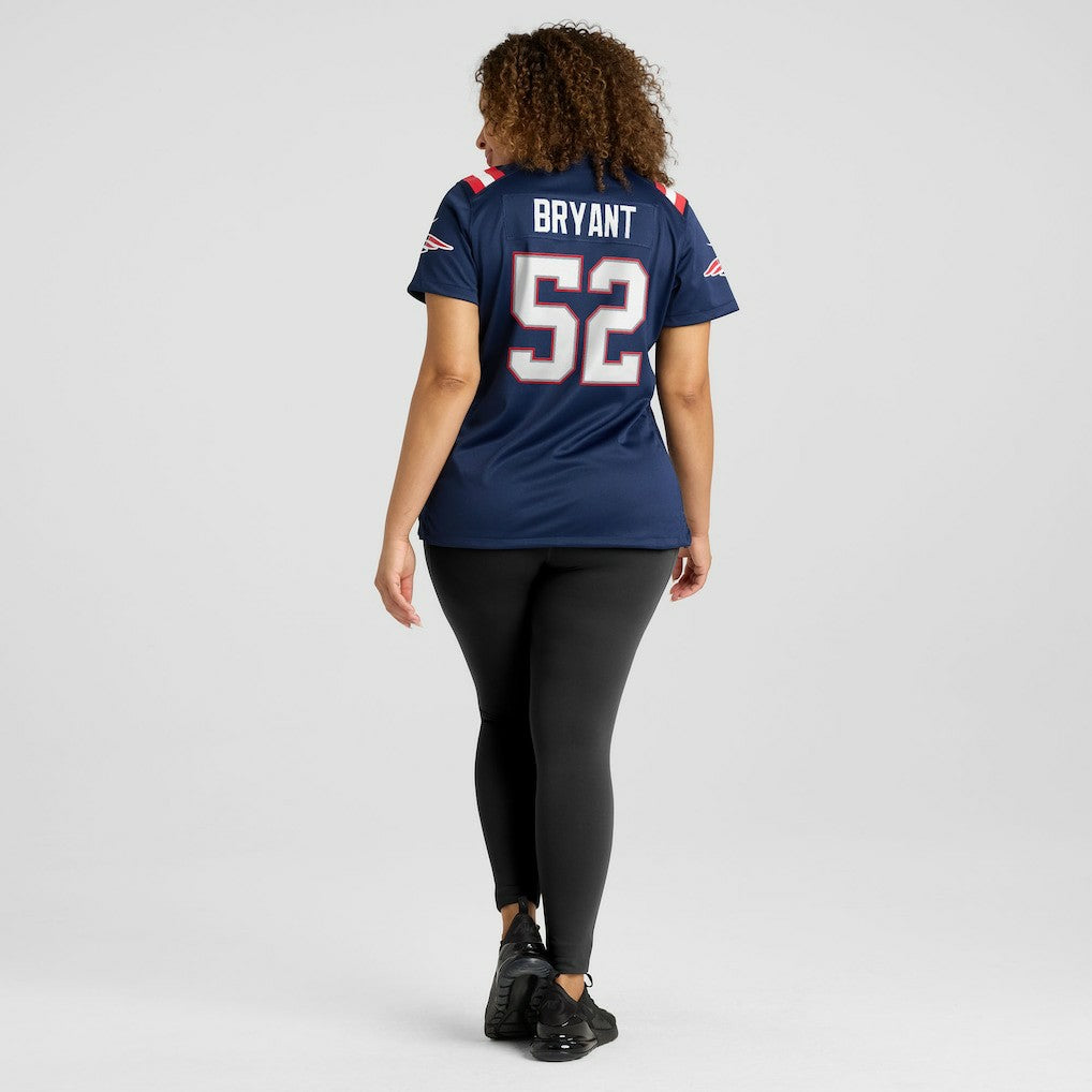 Marcus Bryant New England Patriots Women's Team Game Jersey - Navy - Nike