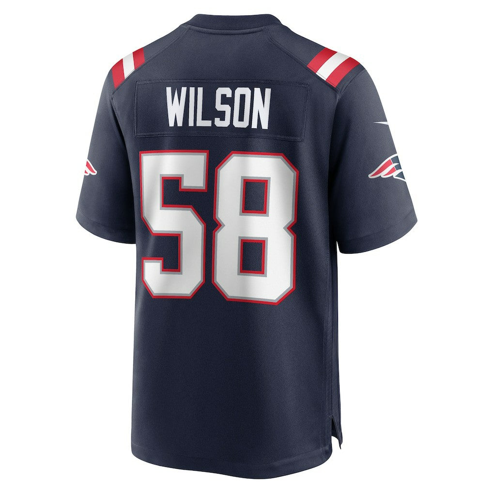 Jared Wilson New England Patriots Team Game Jersey - Navy - Nike