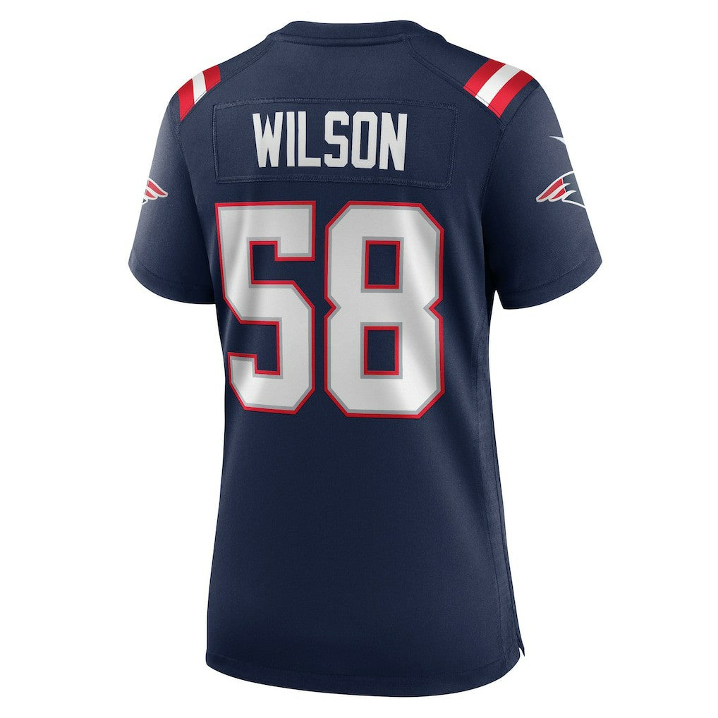 Jared Wilson New England Patriots Women's Team Game Jersey - Navy - Nike