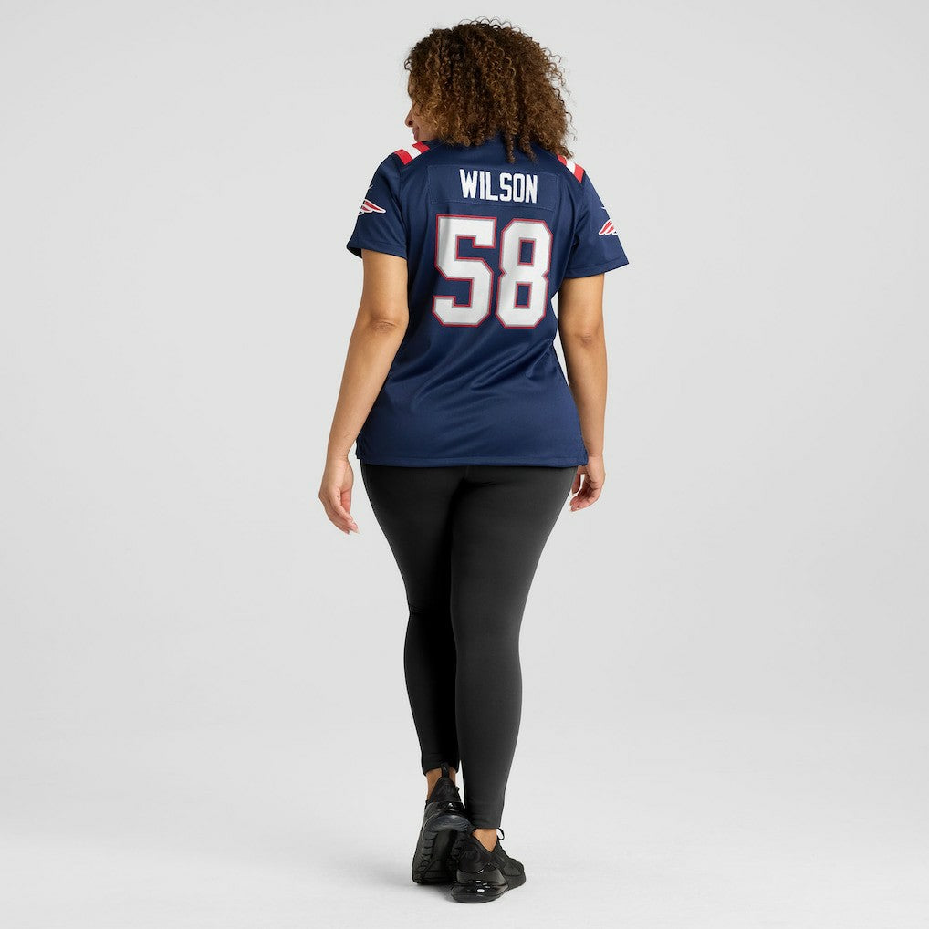 Jared Wilson New England Patriots Women's Team Game Jersey - Navy - Nike