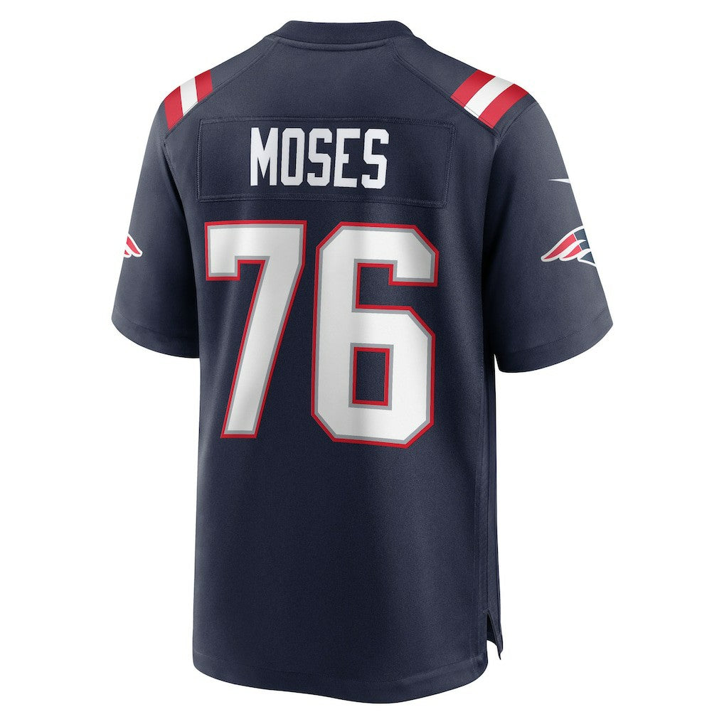 Morgan Moses New England Patriots Team Game Jersey - Navy - Nike