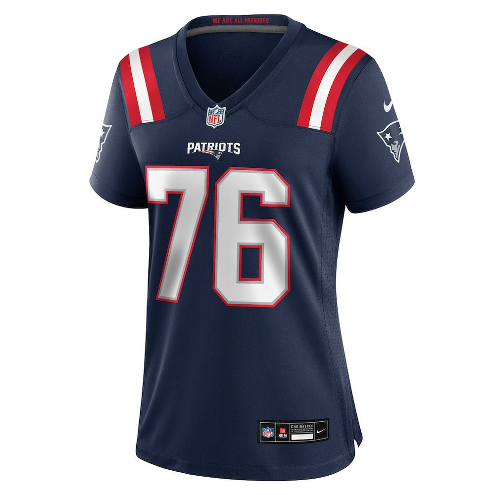 Morgan Moses New England Patriots Women's Team Game Jersey - Navy - Nike