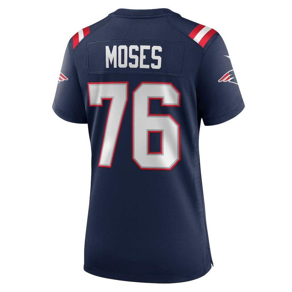 Morgan Moses New England Patriots Women's Team Game Jersey - Navy - Nike