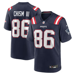 Efton Chism III New England Patriots Team Game Jersey - Navy - Nike