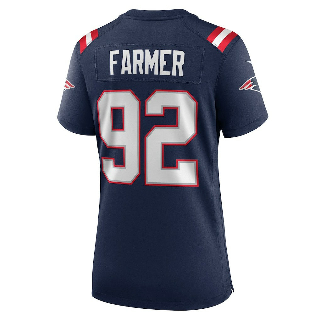 Joshua Farmer New England Patriots Women's Team Game Jersey - Navy - Nike