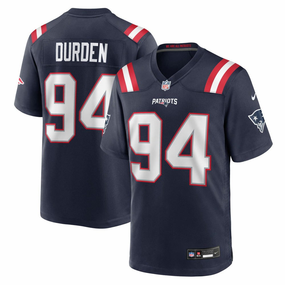 Cory Durden New England Patriots Team Game Jersey - Navy - Nike