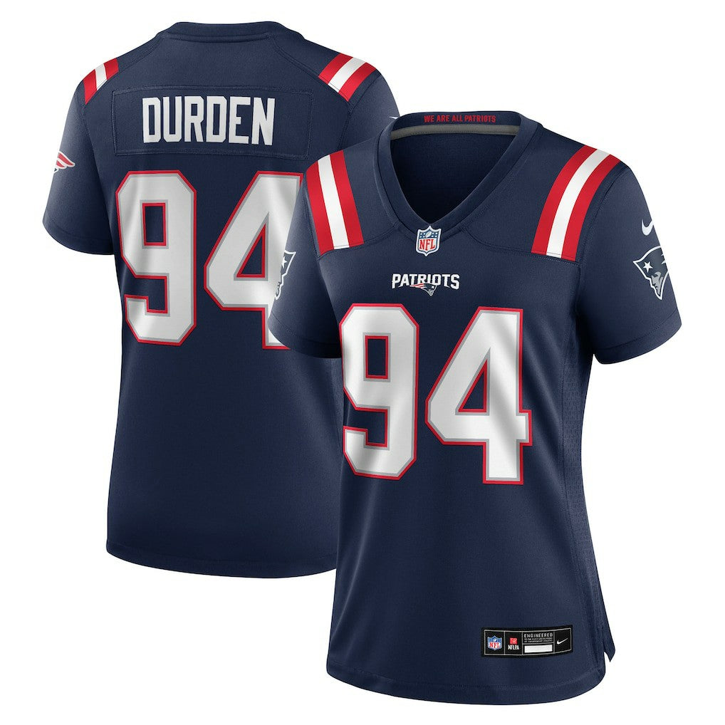Cory Durden New England Patriots Women's Team Game Jersey - Navy - Nike