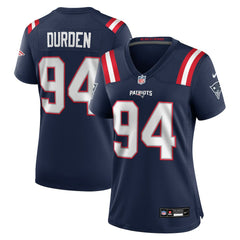 Cory Durden New England Patriots Women's Team Game Jersey - Navy - Nike