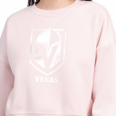 Vegas Golden Knights Starter Women's Boxy Cropped Sweatshirt - Pink | NHL online