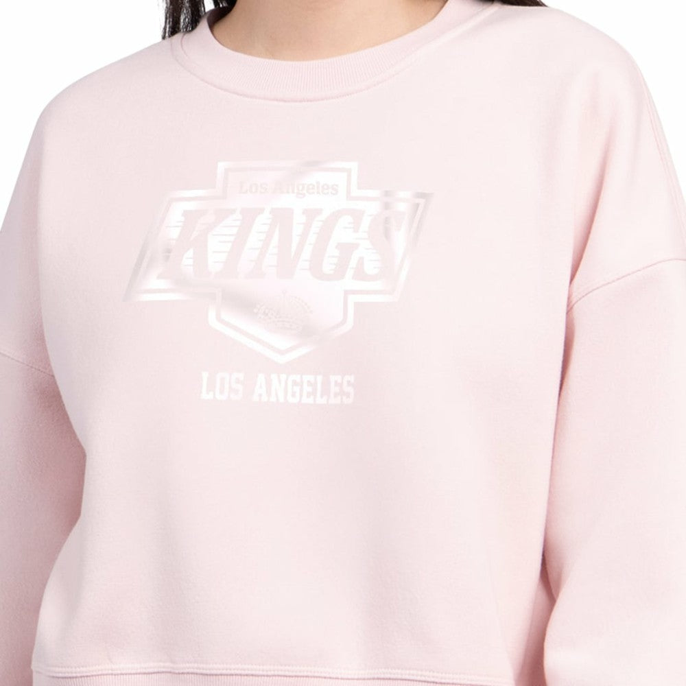 Los Angeles Kings Starter Women's Boxy Cropped Sweatshirt - Pink | NHL discount