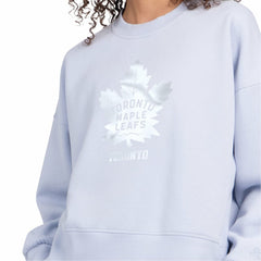 Toronto Maple Leafs Starter Women's Boxy Cropped Sweatshirt - Blue | NHL discount
