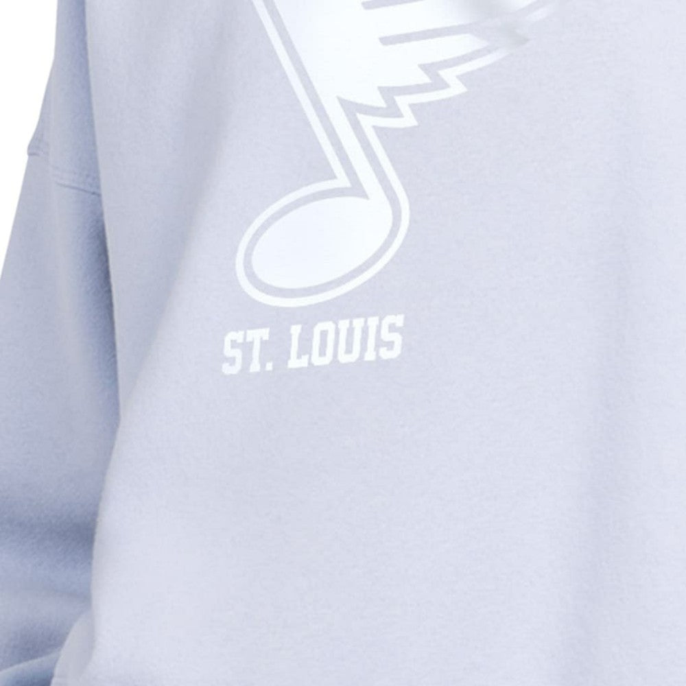 St. Louis Blues Starter Women's Boxy Cropped Sweatshirt - Blue | NHL discount