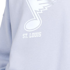 St. Louis Blues Starter Women's Boxy Cropped Sweatshirt - Blue | NHL discount