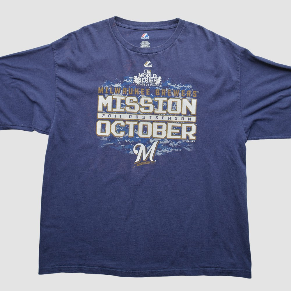 Milwaukee Brewers Majestic 2011 Long Sleeve T-Shirt Near Me
