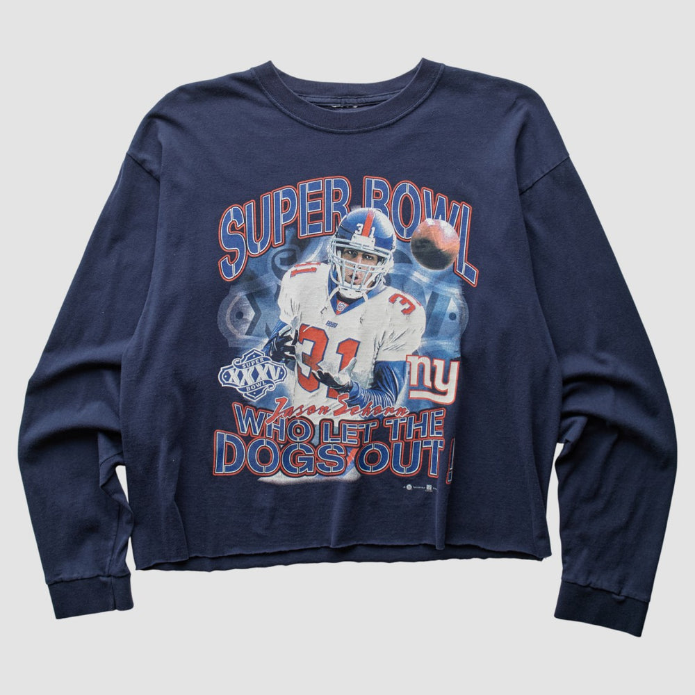 New York Giants 2001 T-Shirt - Navy Vintage - Fanatics
