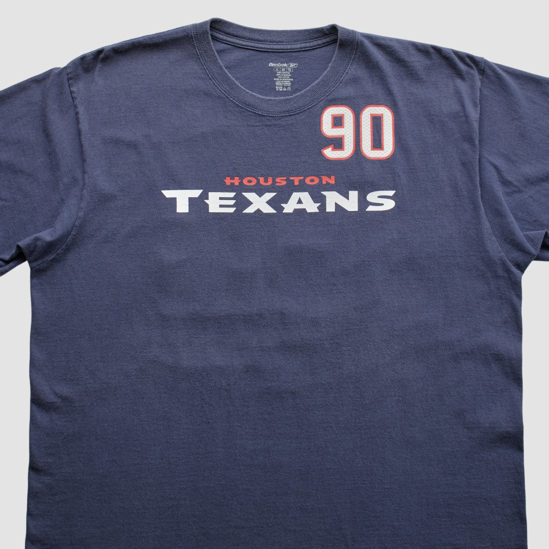 Houston Texans Reebok 2000s T-Shirt - Navy Vintage - Fanatics