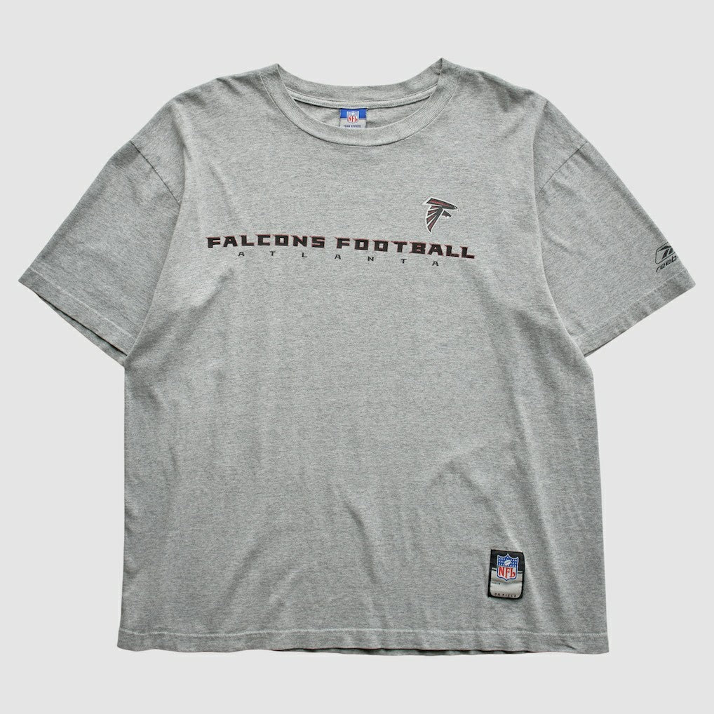 Atlanta Falcons Reebok 2000s T-Shirt - Gray Vintage - Fanatics