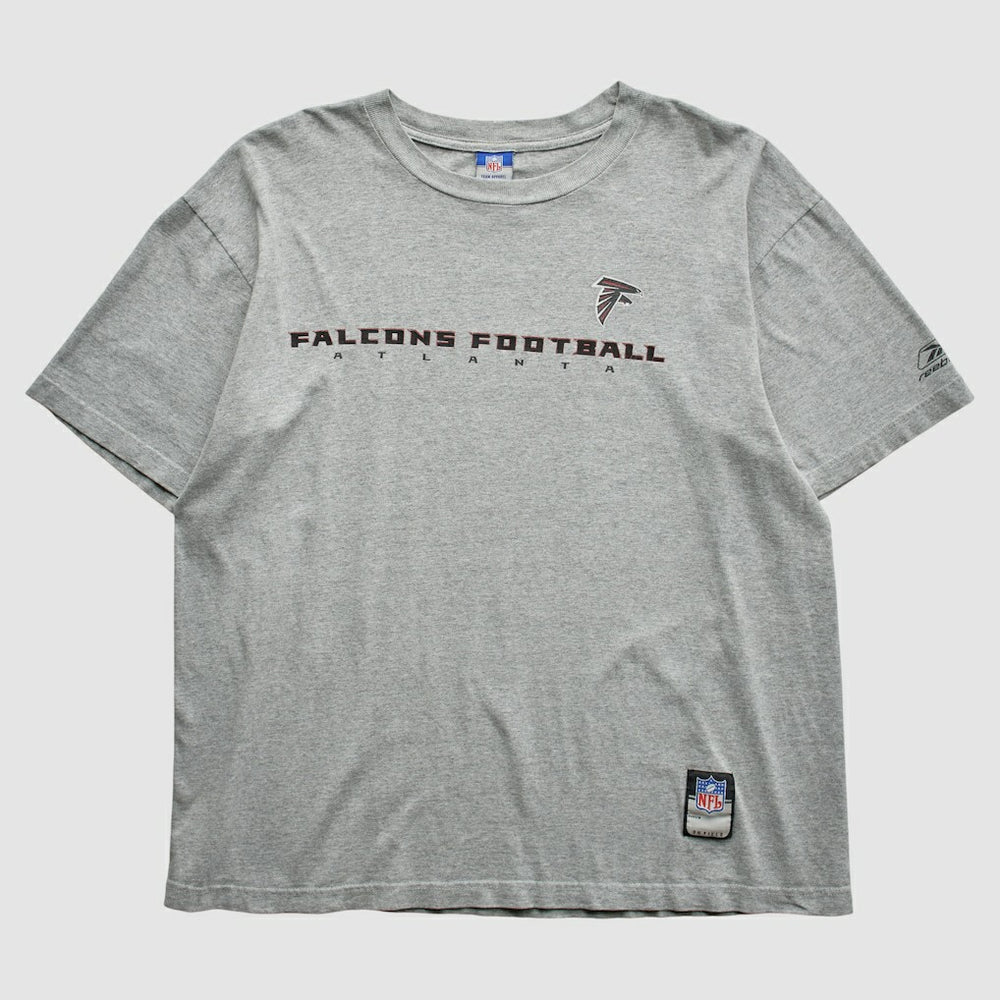 Atlanta Falcons Reebok 2000s T-Shirt - Gray Vintage - Fanatics