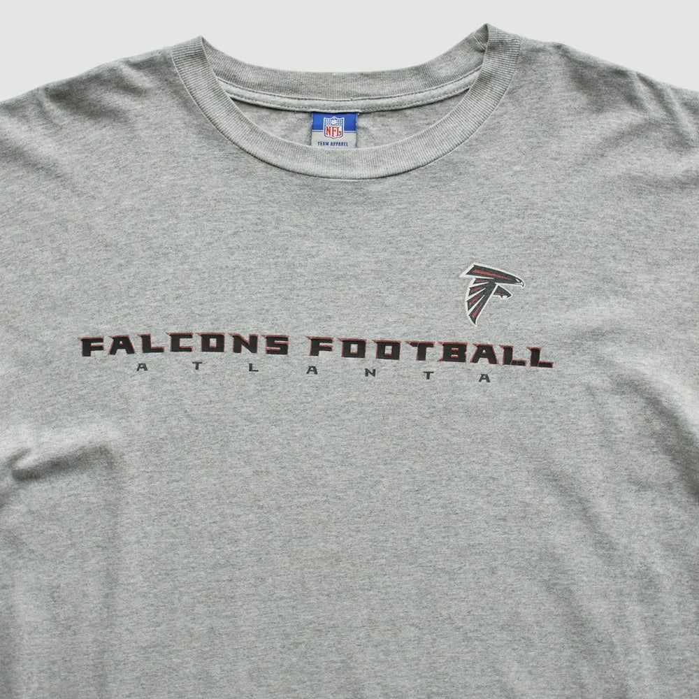 Atlanta Falcons Reebok 2000s T-Shirt - Gray Vintage - Fanatics