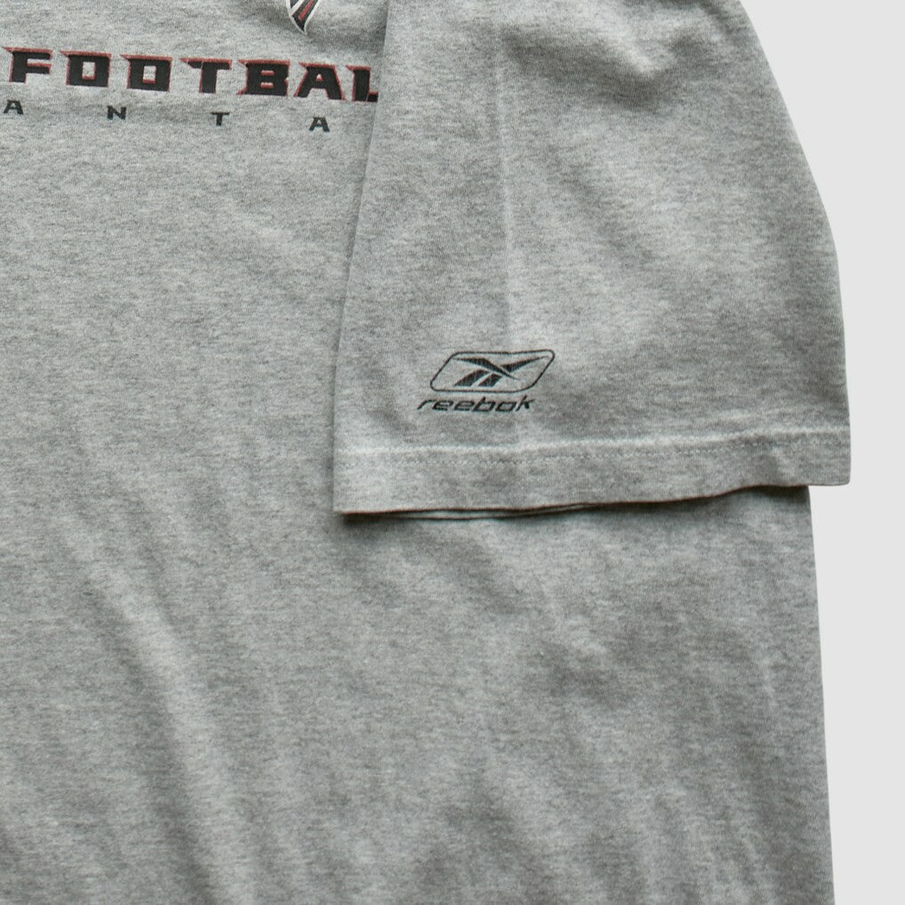 Atlanta Falcons Reebok 2000s T-Shirt - Gray Vintage - Fanatics
