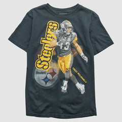 Pittsburgh Steelers Reebok 2000s T-Shirt - Black Vintage - Fanatics