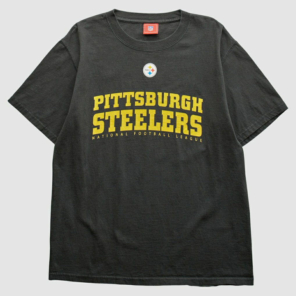 Pittsburgh Steelers NFL 2000s T-Shirt - Black Vintage - Fanatics