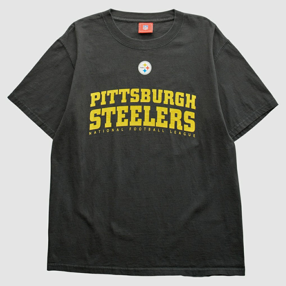 Pittsburgh Steelers NFL 2000s T-Shirt - Black Vintage - Fanatics