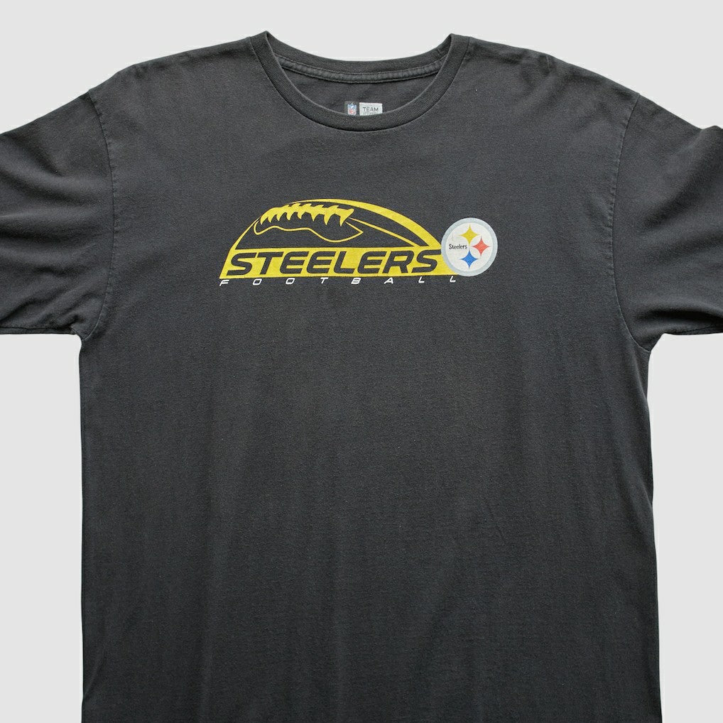Pittsburgh Steelers 2010s T-Shirt - Black Vintage - Fanatics