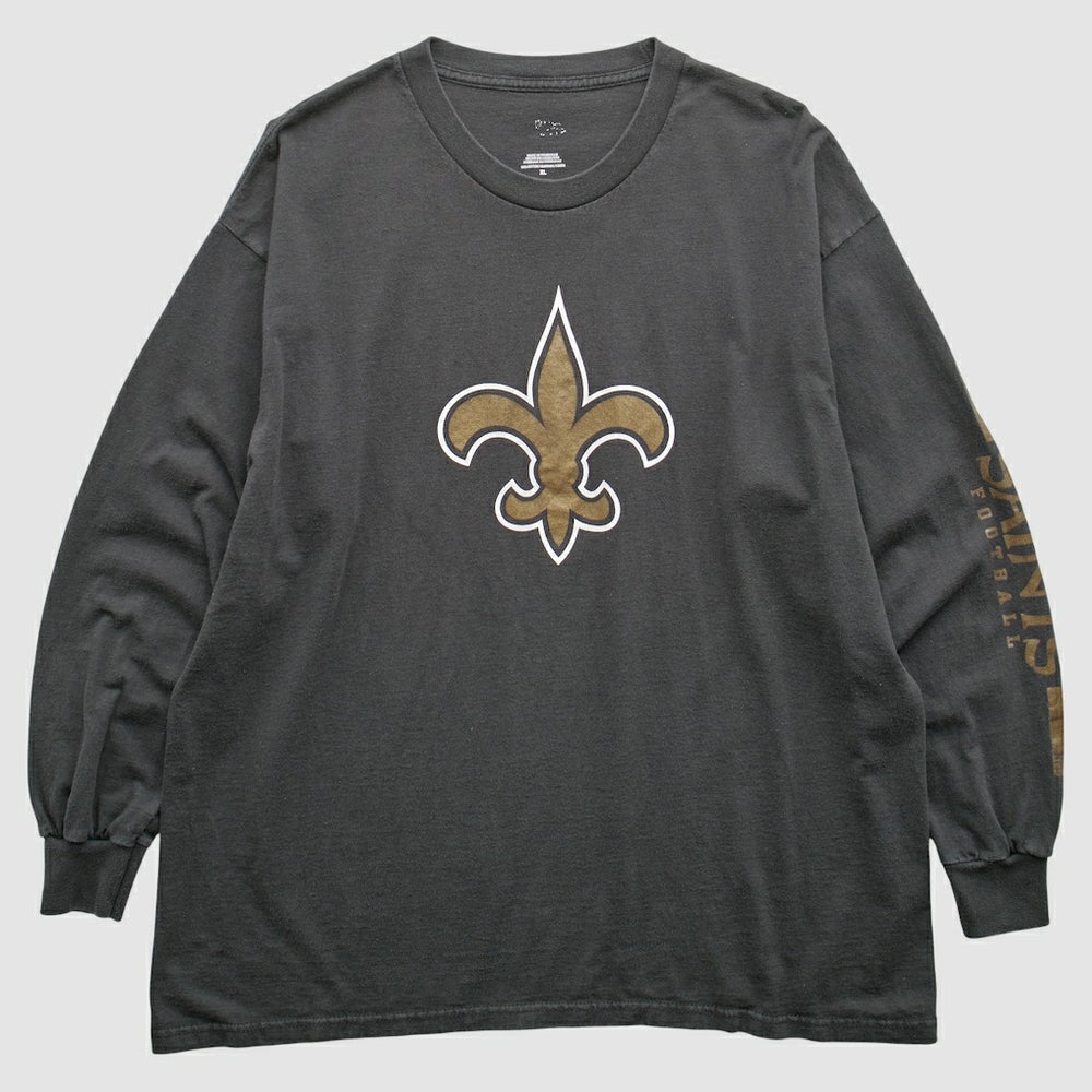 New Orleans Saints 2000s T-Shirt - Black Vintage - Fanatics