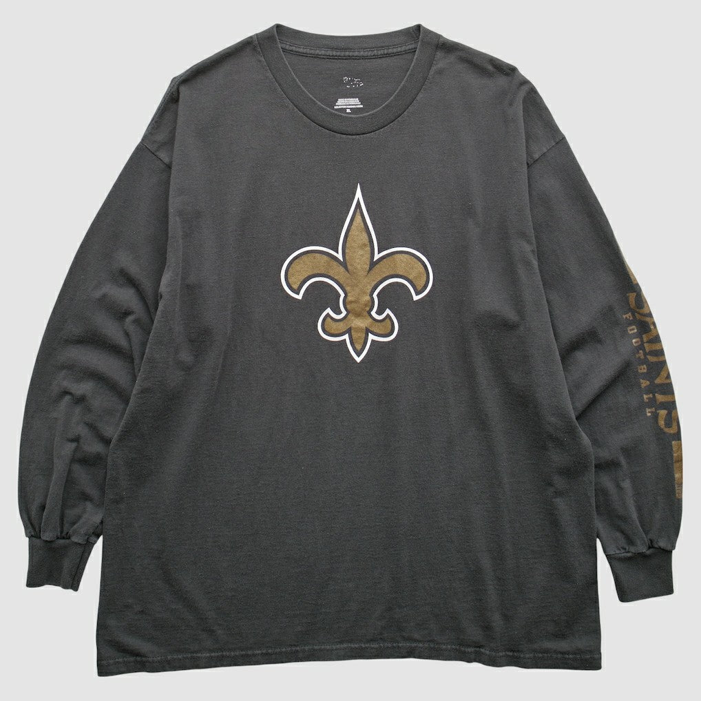 New Orleans Saints 2000s T-Shirt - Black Vintage - Fanatics