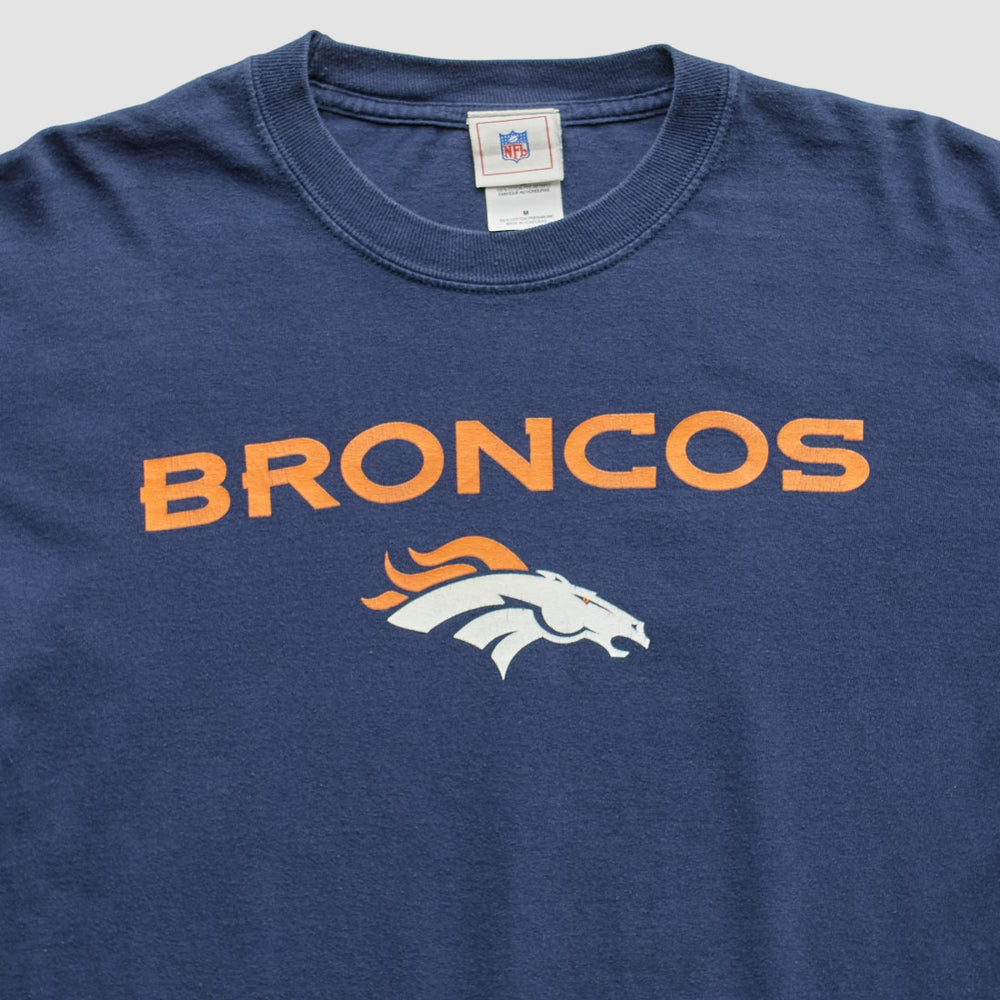 Denver Broncos NFL 2000s T-Shirt - Navy Vintage - Fanatics