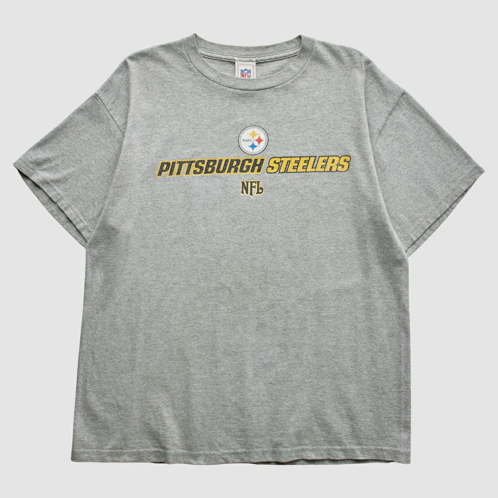 Pittsburgh Steelers NFL 2000s T-Shirt - Gray Vintage - Fanatics