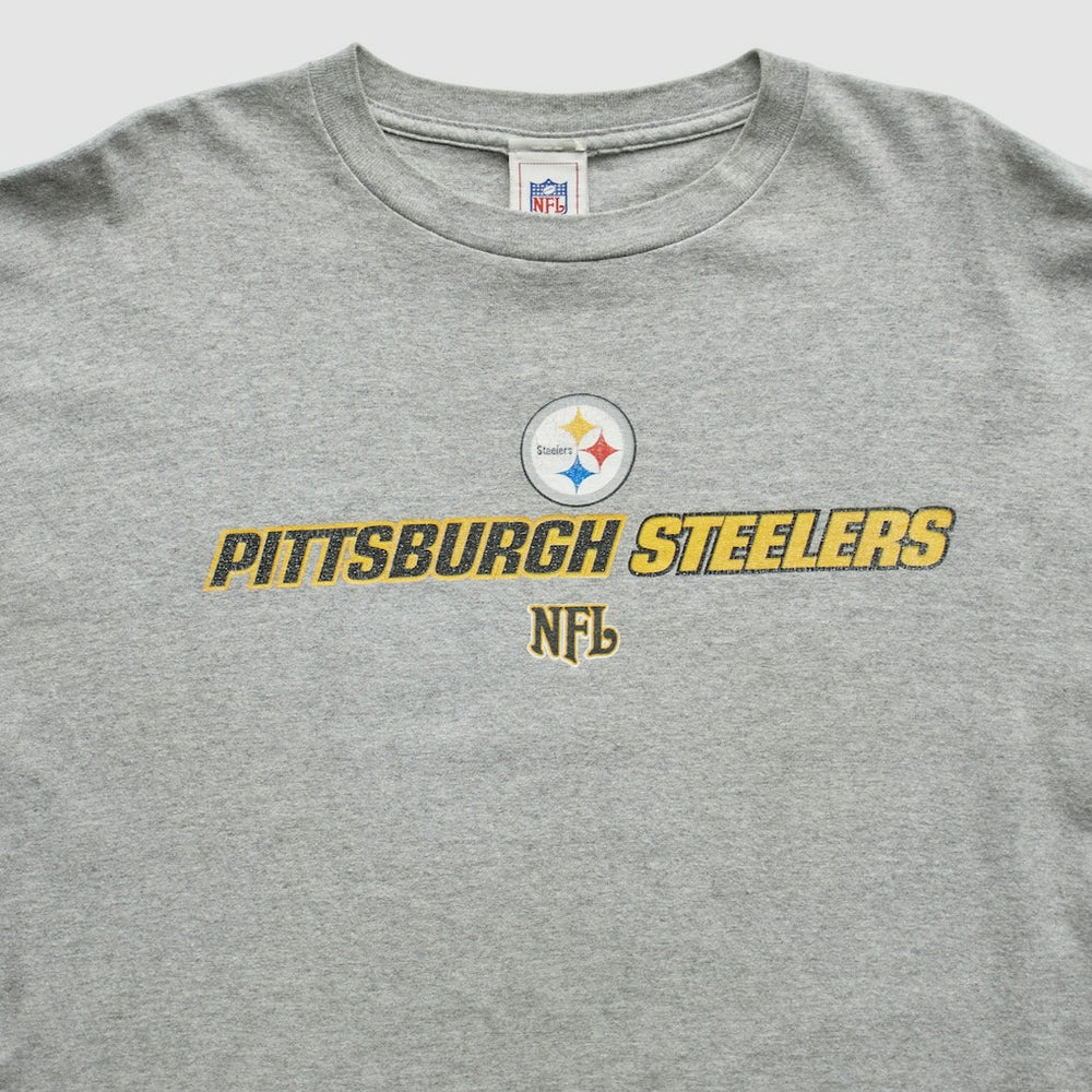 Pittsburgh Steelers NFL 2000s T-Shirt - Gray Vintage - Fanatics