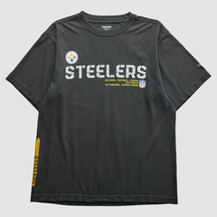 Pittsburgh Steelers Reebok 2000s T-Shirt - Black Vintage - Fanatics