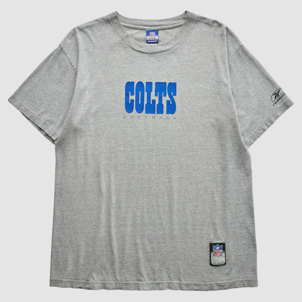 Indianapolis Colts Reebok 2000s T-Shirt - Gray Vintage - Fanatics