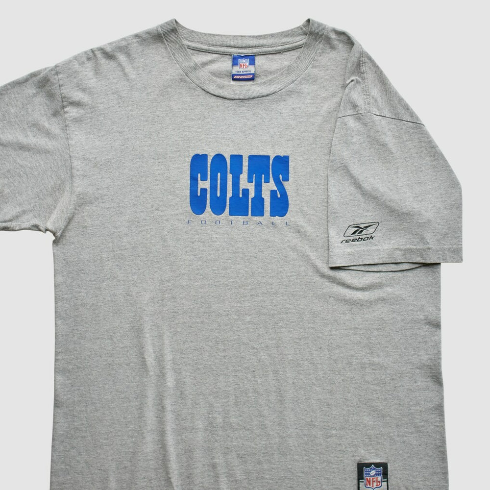 Indianapolis Colts Reebok 2000s T-Shirt - Gray Vintage - Fanatics