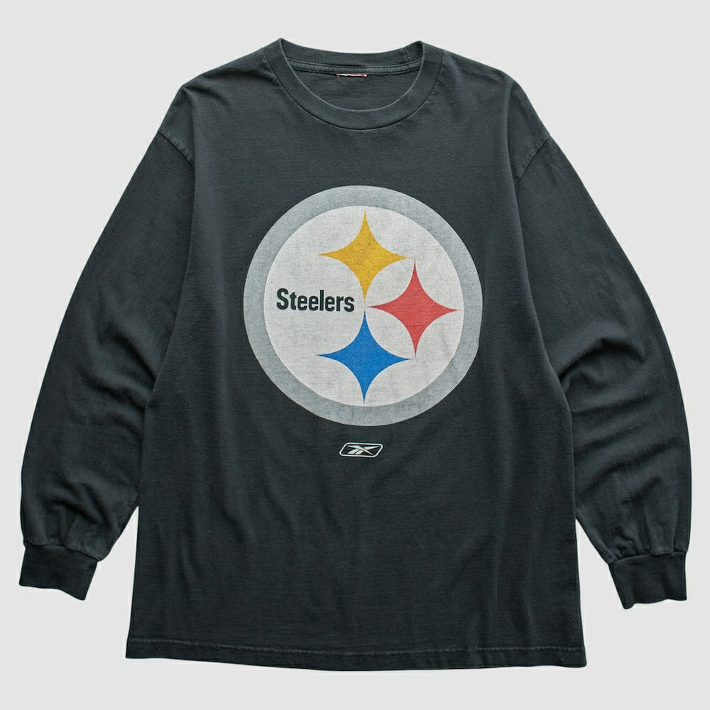 Pittsburgh Steelers Reebok 2000s T-Shirt - Black Vintage - Fanatics