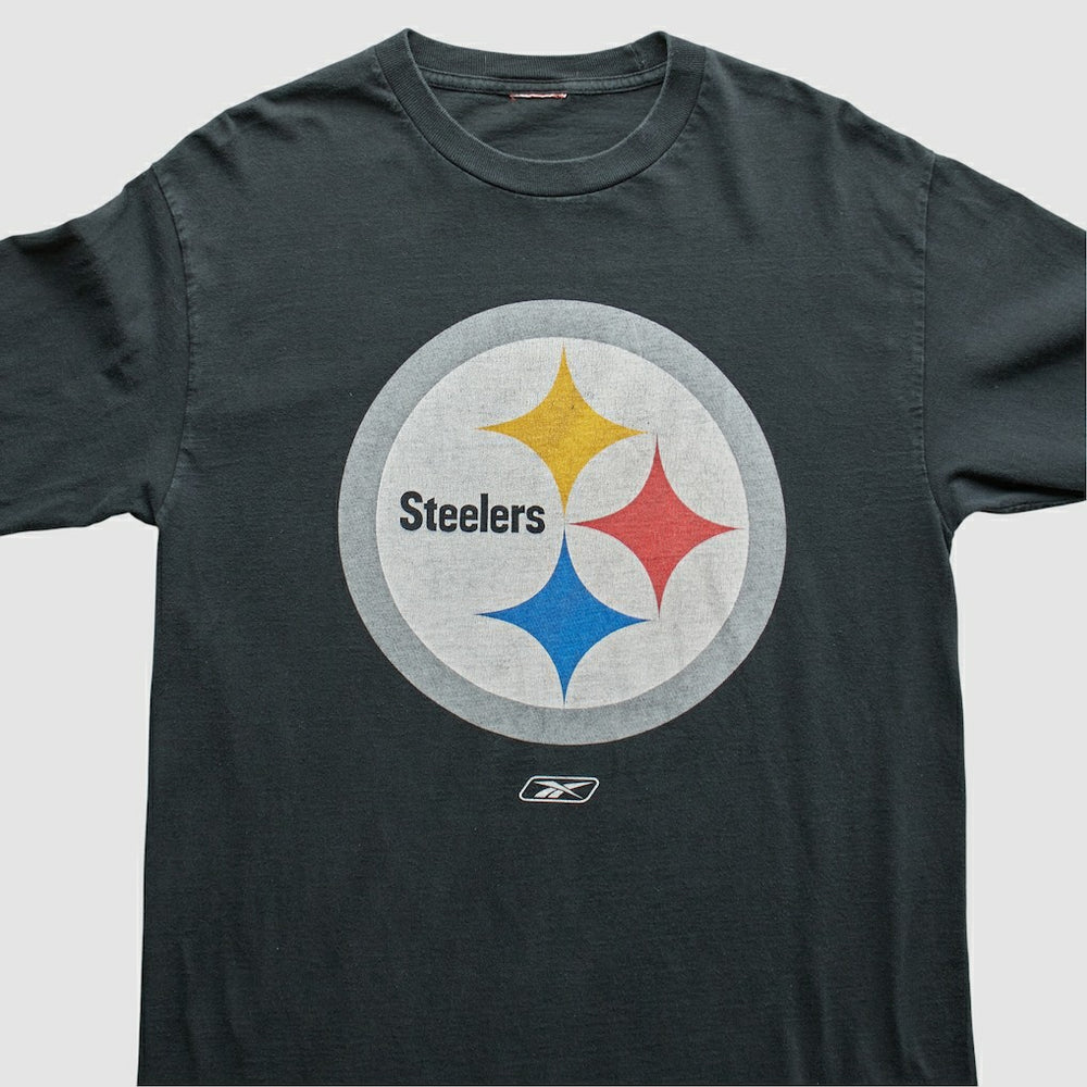 Pittsburgh Steelers Reebok 2000s T-Shirt - Black Vintage - Fanatics