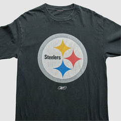 Pittsburgh Steelers Reebok 2000s T-Shirt - Black Vintage - Fanatics