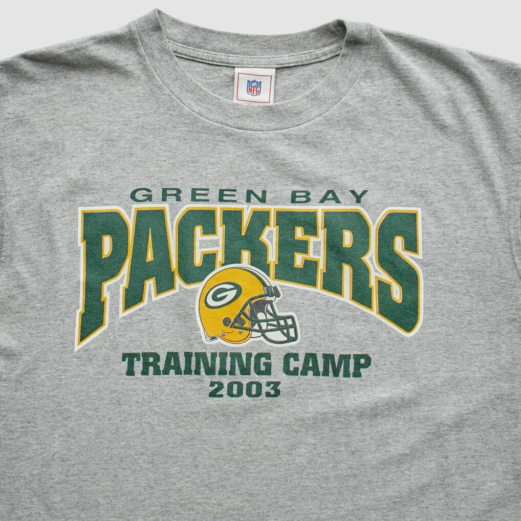 Green Bay Packers NFL 2003 T-Shirt - Heather Gray Vintage - Fanatics