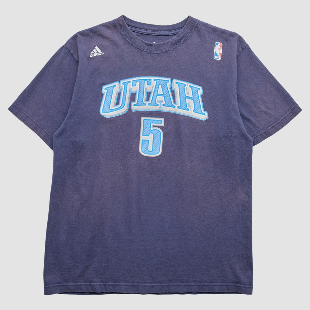 Adidas Utah Jazz 2006 T-Shirt Navy Vintage