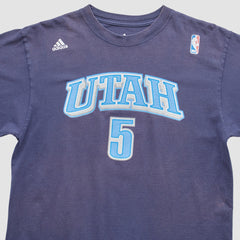 Adidas Utah Jazz 2006 T-Shirt Navy Vintage