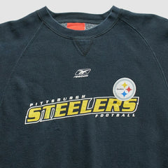 Pittsburgh Steelers Reebok 2000s Pullover Sweatshirt - Black Vintage - Fanatics