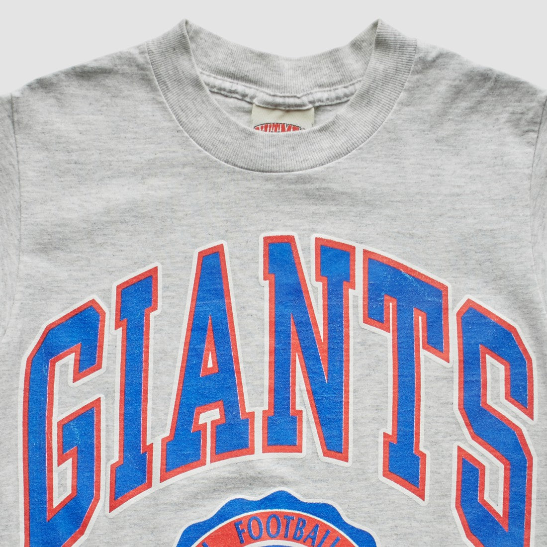New York Giants Nutmeg Mills 90s T-Shirt - Heather Gray Vintage - Fanatics