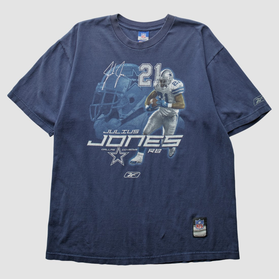 Dallas Cowboys Reebok 2000s T-Shirt - Navy Vintage - Fanatics