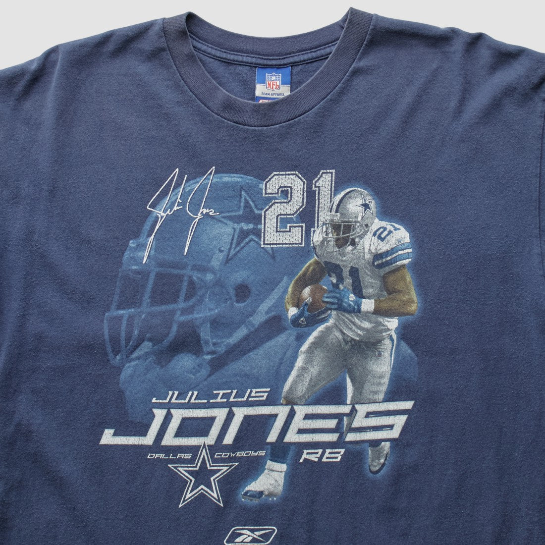 Dallas Cowboys Reebok 2000s T-Shirt - Navy Vintage - Fanatics