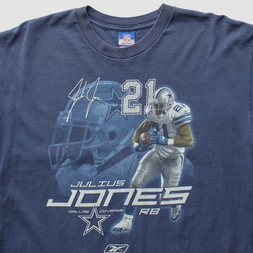 Dallas Cowboys Reebok 2000s T-Shirt - Navy Vintage - Fanatics