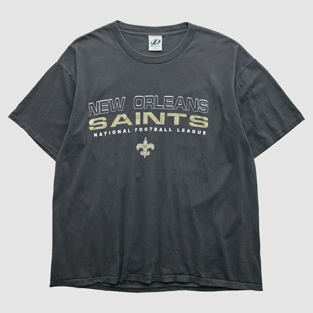 New Orleans Saints Dynasty 2000s T-Shirt - Black Vintage - Fanatics